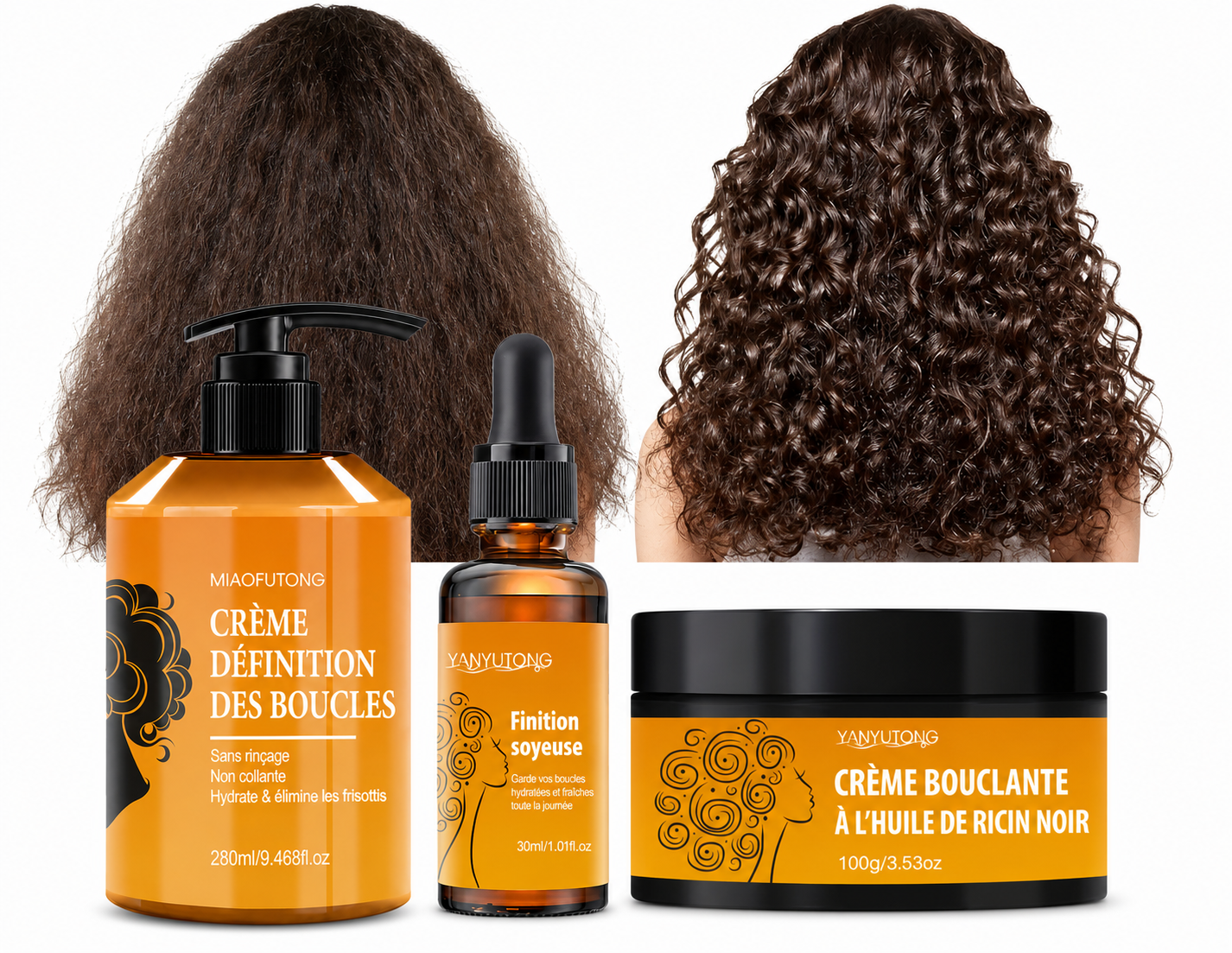 Lotion Définissante Boucles – Texture Parfaite & Anti-Frisottis Tous Cheveux