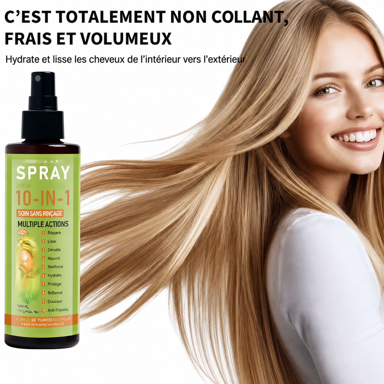 Spray cuir chevelu antipelliculaire – Soin réparateur & anti-démangeaisons femme 18-69 ans
