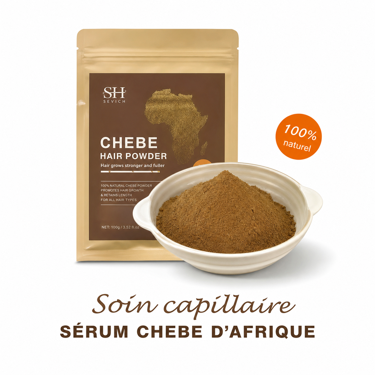 Beurre Capillaire Chebe – Anti-Chute, Croissance & Réparation Intense