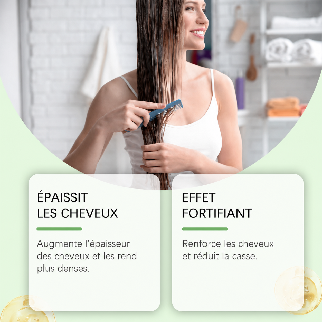 Shampoing au Romarin Volumisant et Fortifiant - Volume, Hydratation et Force