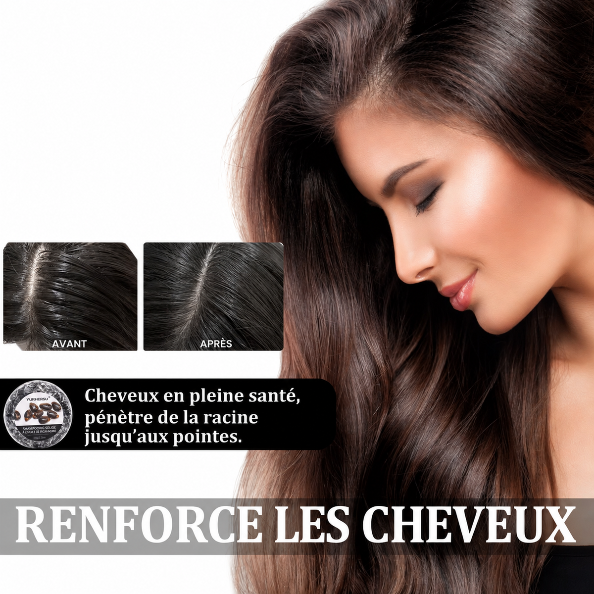 Shampooing & Revitalisant Ricin Noir Fortifiant – Extrait Pur, Nutrition & Soin