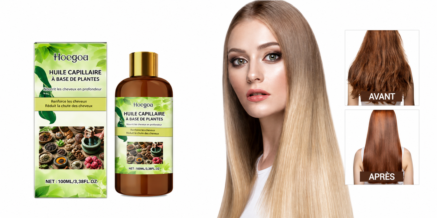 Sérum cheveux huile de jojoba anti-chute – Pousse rapide & anti-frisottis
