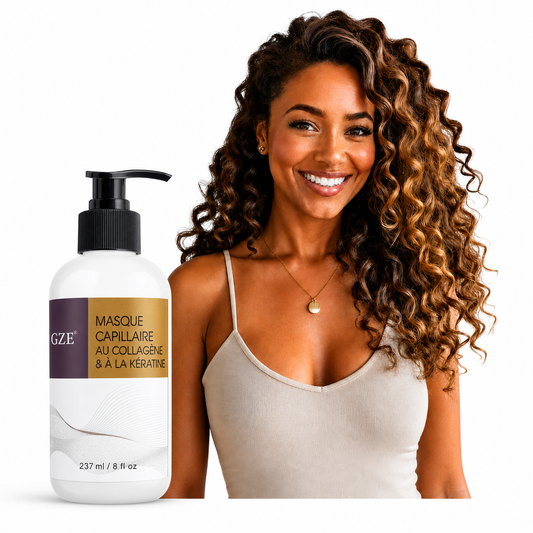 Masque Capillaire Collagène & Kératine – Soin Profond Cheveux Secs