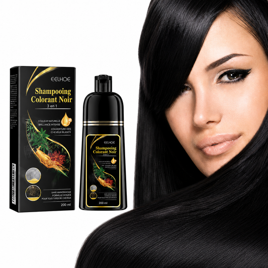 Shampoing Colorant Noir – Soin Végétal Nourrissant