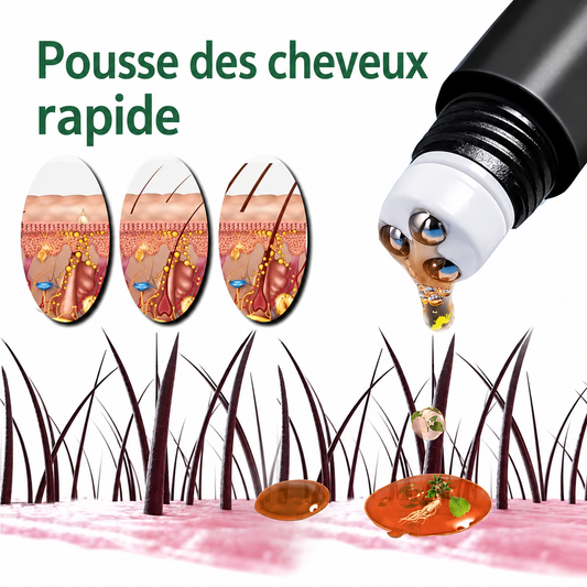 Huile Biotine Soin Massage Cuir Chevelu Anti-Perte de Cheveux – Repousse & Densité