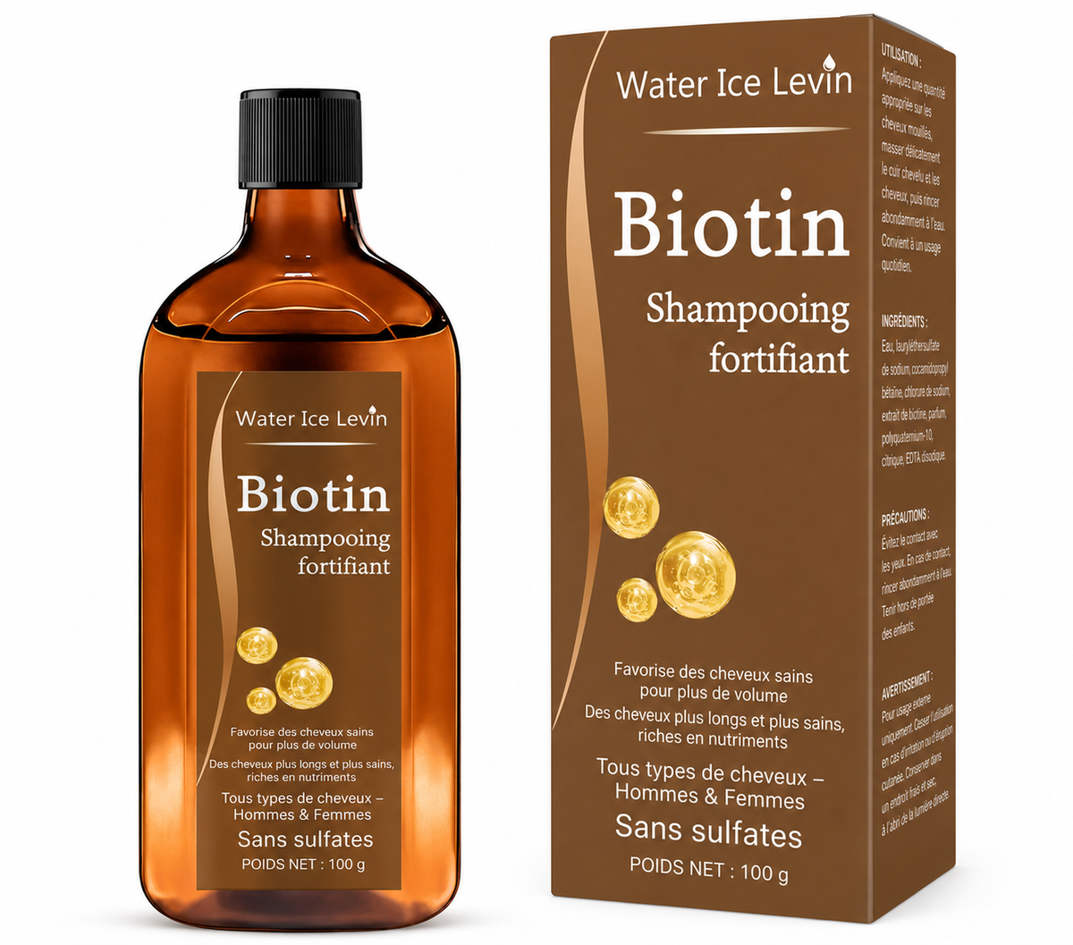 Shampooing à la Biotine – Volume & Cheveux Plus Épais